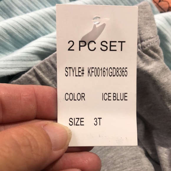 NEW Disney Moana Girls 2 Piece Set Top and Leggings Pants, Size 3T, Blue Gray - Picture 6 of 7